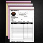 Personalized Invoice Book Custom 2 Part/3 Part Receipt Book Quote Estimate - Image 2