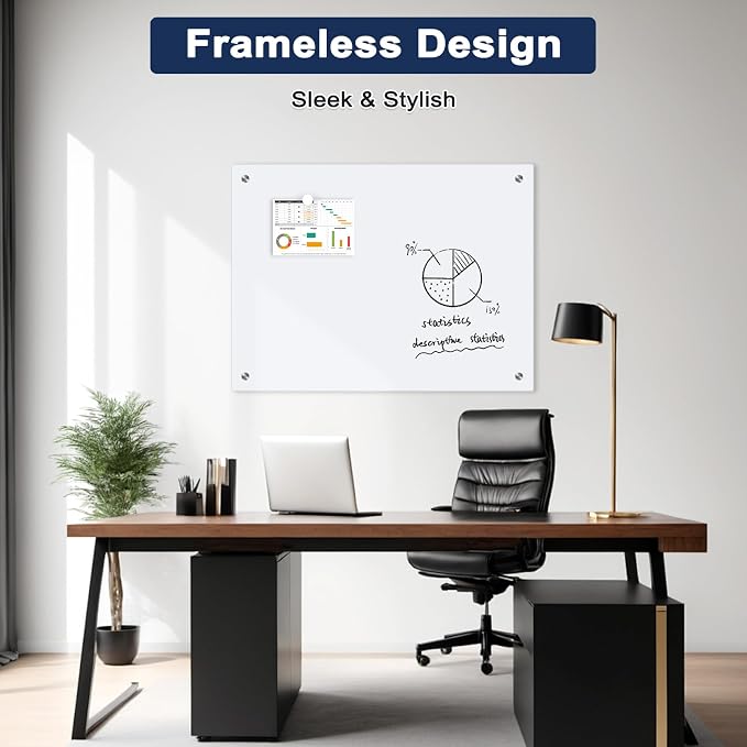 Magnetic Glass Whiteboard, Classroom - Image 7