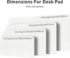 Aothia Leather Desk Pad Protector, Mouse Pad, Office Desk Mat, Non-Slip PU - Image 8
