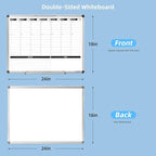 Weekly Dry Erase Board, Weekly Planner whiteboard - Image 2