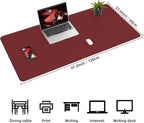 Desk Mat 47" x 23.7" Leather Desk Pad Protector - Image 3