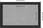 Amanti Art Black Framed Magnetic Board 29x45 Large Vision Board - Image 2