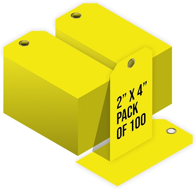 Tags 4 Less 15 Mil Waterproof Plastic Tags, Outdoor Tagging, Equipment Labeling - Image 2