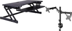 Rocelco 37.5" Deluxe Height Adjustable Standing Desk Converter by Rocelco