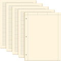 Seajan 5 Pcs Engineering Paper Notebook Engineering Computation Pad 8.5 x 11 by Seajan