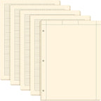 Seajan 5 Pcs Engineering Paper Notebook Engineering Computation Pad 8.5 x 11 by Seajan