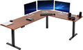 VIVO Electric Corner 84 x 63 inch L-Shaped Standing Desk, Memory Height by VIVO