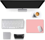 Auhoahsil Pink Mouse Pad, 12 x 10 Inch Square Mousepad, 3mm Thick Rubber Mouse - Image 3