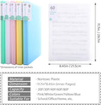 Phyxin 60-Pocket Portfolio Binder Organizer, Binder Sheet Protectors 8.5" x 11" - Image 3