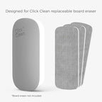 CLICK CLEAN 6-Pack Replaceable Felt Pads, Magnetic Whiteboard Eraser Felt Pads - Image 5