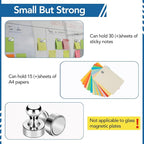 LOVIMAG Fridge Magnets 56 Pcs Refrigerator Whiteboard Small Strong Magnet - Image 5