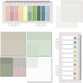 BAYTORY 700 Sheets Transparent Sticky Notes, Self-Adhesive Translucent Writable by BAYTORY