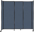 Versare Straightwall Sliding Portable Wall Partition | Freestanding Office by VERSARE