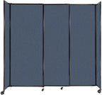 Versare Straightwall Sliding Portable Wall Partition | Freestanding Office by VERSARE
