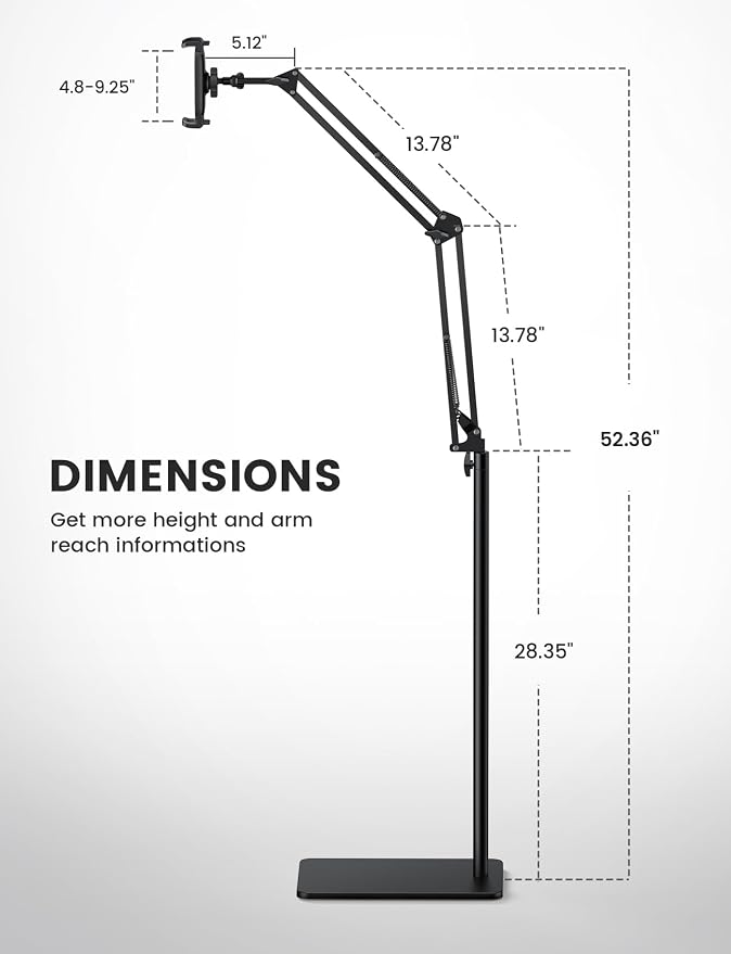 Lamicall Tablet Floor Stand Holder - Image 7