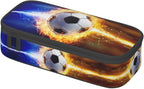 SNAPMADE Boys Pencil Case with Soccer Ball Printed, Cool Portable Pen Bag Pouch - Image 6