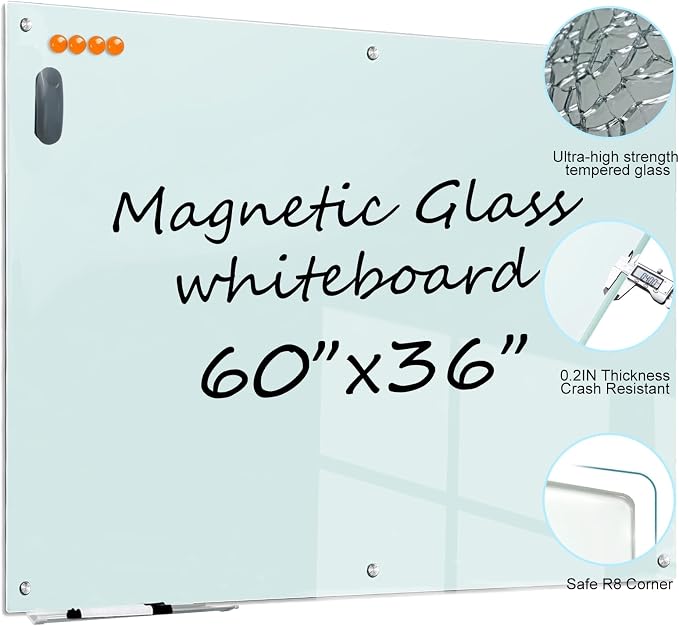 Magnetic Glass Whiteboard - Image 3