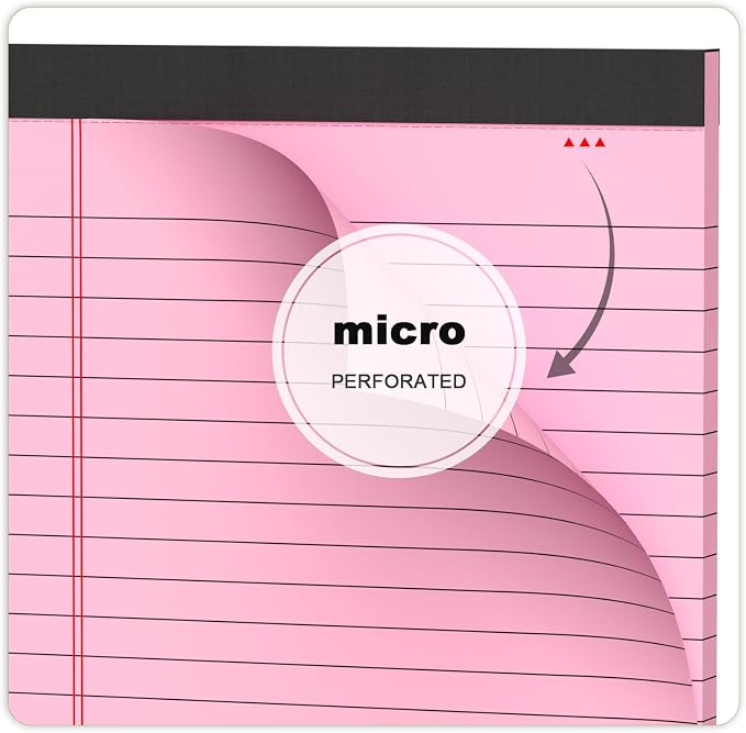 AILZFEI 6pcs Small Note Pad 5x8 College Ruled Pink Legal Pads Paper Notepads 6 - Image 5