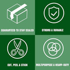 HERKKA Clear Packing Tape, 18 Rolls Heavy Duty Packaging Tape - Image 6