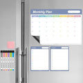 Loukin Dry Erase Calendar Set, Monthly Planner and Checklist, Electrostatic by LOUKIN