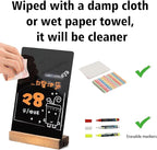 YEEON 3 Pack 8.7x12 in Desktop Small Chalkboard Sign - Image 4