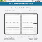 Planner Pad Spiral Bound 3-Tier Funnel Down 12 Month Organizer, October 2025 – - Image 3