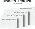 Aothia Leather Desk Pad Protector, Office Desk Mat, Large Mouse Pad, Non-Slip - Image 4
