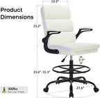 Drafting Chair Tall Office Chair - Image 2