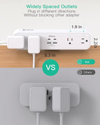 PD30W Desk Clamp Power Strip, Desktop Mount Surge Protector, Fast Charging - Image 4