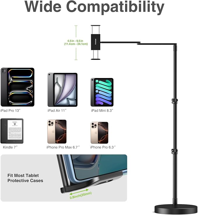 elitehood Adjustable Tablet Floor Stand - Image 8