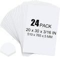 ToLanbbt 24 Pack White Foam Board, Displaying by ToLanbbt