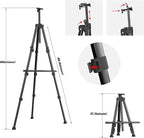 Easels for Painting Canvas, Aredy 66" Art Easel for Drawing, Portable Painting - Image 2