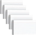 250 Count Index Cards 3 x 5 Inch, Heavyweight White Lined Note Cards Portable by Unknown