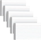 250 Count Index Cards 3 x 5 Inch, Heavyweight White Lined Note Cards Portable by Unknown