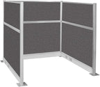Versare Pre-Configured Hush Panel Electric Cubicle | Workstation Divider Walls by VERSARE