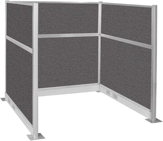 Versare Pre-Configured Hush Panel Electric Cubicle | Workstation Divider Walls by VERSARE