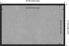 Amanti Art Black Framed Magnetic Board 21x33 Large Vision Board - Image 3