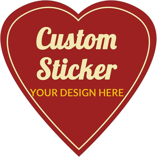 100-500 Pcs Custom Stickers Personalized Labels by Bemumley