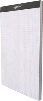 Amazon Basics Quad-Ruled Graph Paper Pad, 8.5 Inch x 11.75 Inch, 100 Sheets/Pad - Image 6
