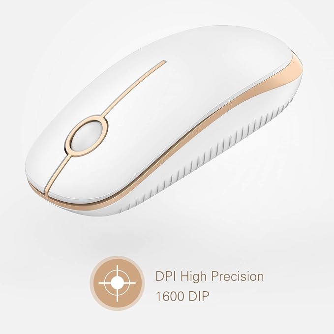 VssoPlor Wireless Mouse, 2.4G Slim Portable Computer Laptop Mouse - Image 3