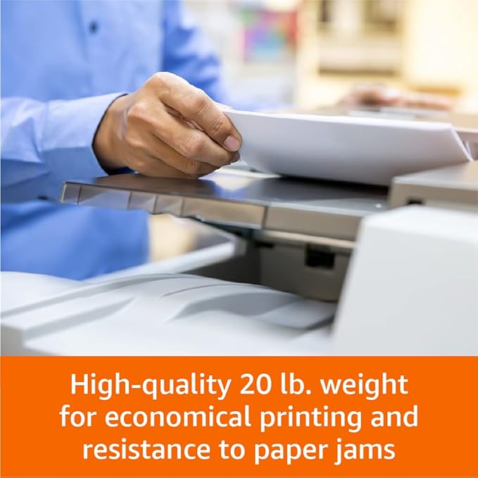 Amazon Basics Multipurpose Copy Printer Paper, 20 lb, 11 x 17 Inches, 5 Reams - Image 6