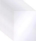 100 Sheets Shimmer White Cardstock 8.5 x 11 Printer Paper, 92lb Heavyweight by Guakicae