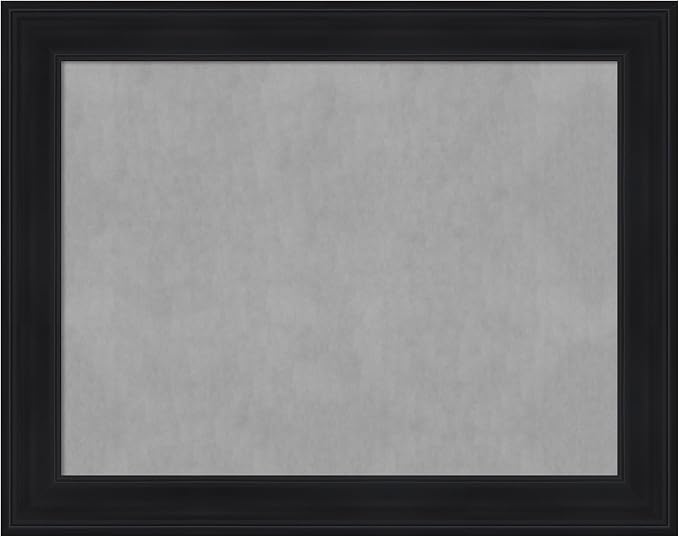 Amanti Art Black Framed Magnetic Board 23x29 Medium Vision Board by AmantiArt