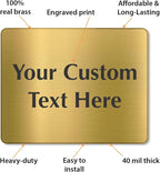 SmartSign Custom Brass Sign - Image 4