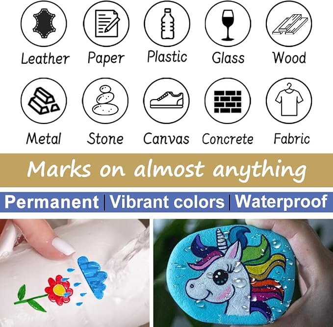 Overseas Green Paint Marker Pens - Image 6