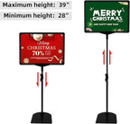 Sign Holder Stand with Adjustable Height Snap Open, Reusable Sign Holder 8.5 x - Image 3