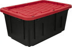 4-Pack Heavy Duty 27 Gallon Plastic Storage Bins - Image 3