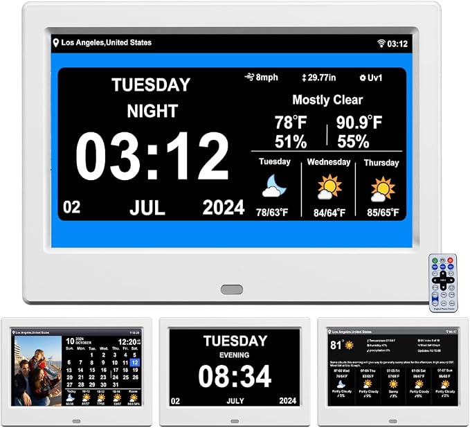 TIMEMOON WiFi Digtial Calendar Clock by TIMEMOON