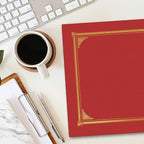 Geographics Classic Linen Red Certificate Holders - Image 6