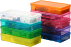 novelinks Stackable Plastic Clear Storage Box Containers - Image 6